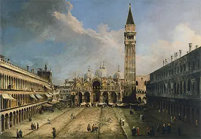 The Piazza San Marco in Venice Canaletto